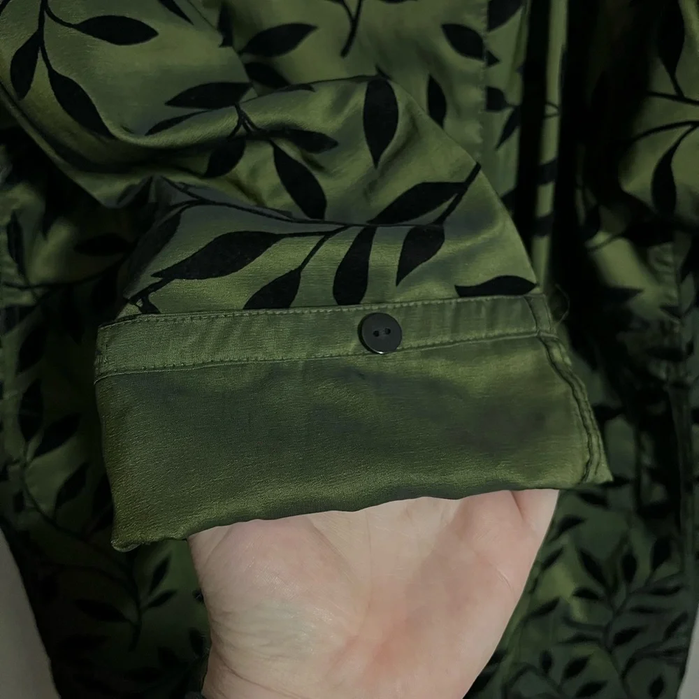 MYCRA Classic Pac Reversible Hooded Rain Coat with Matching Bag Green Black‎ S/M